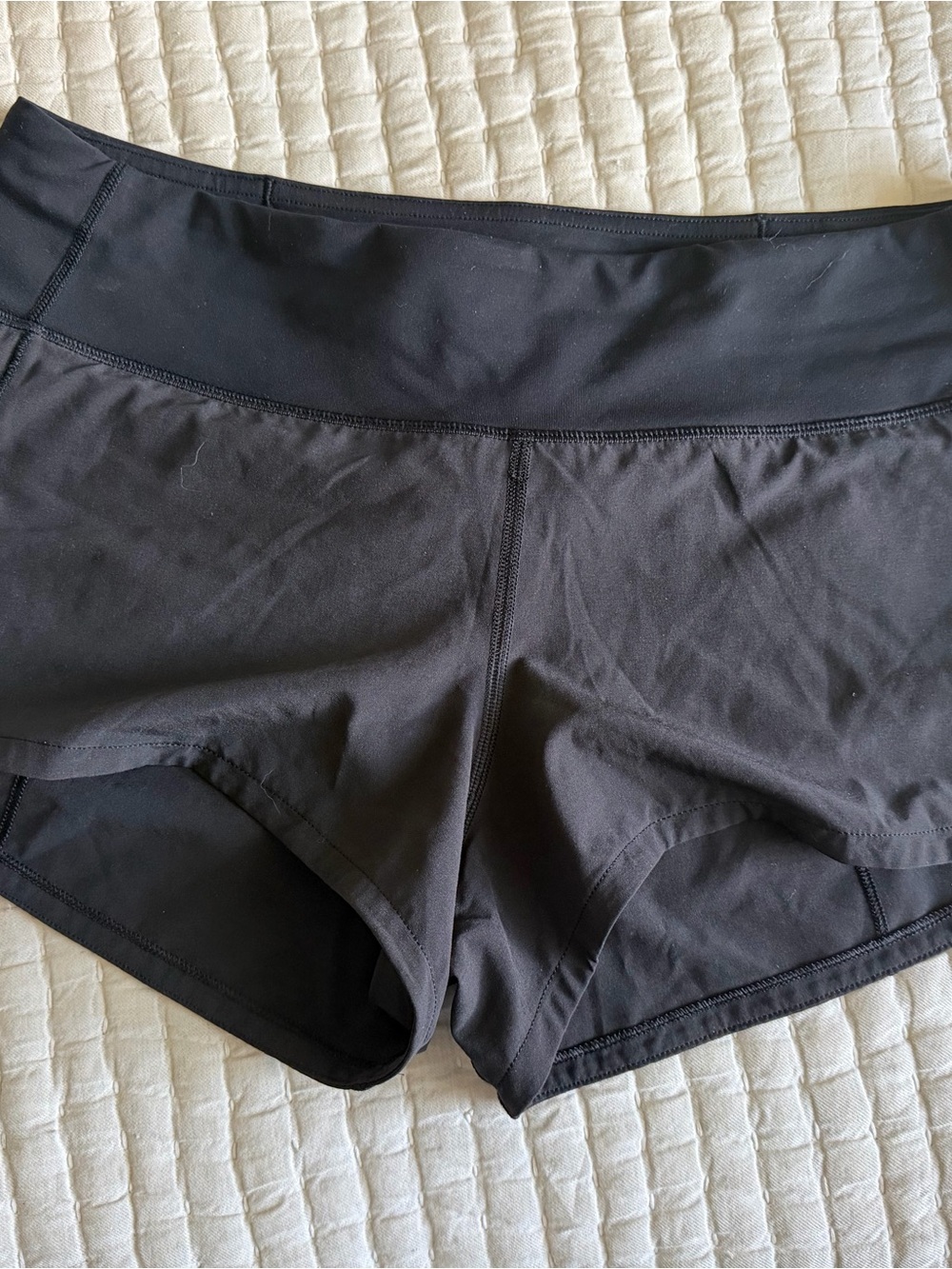 Lululemon Black Active Shorts 4”- Performance Stretch